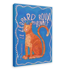 Le Léopard Roux Matte Canvas Print