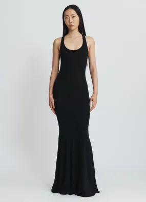 Leather Harness Knit Dress