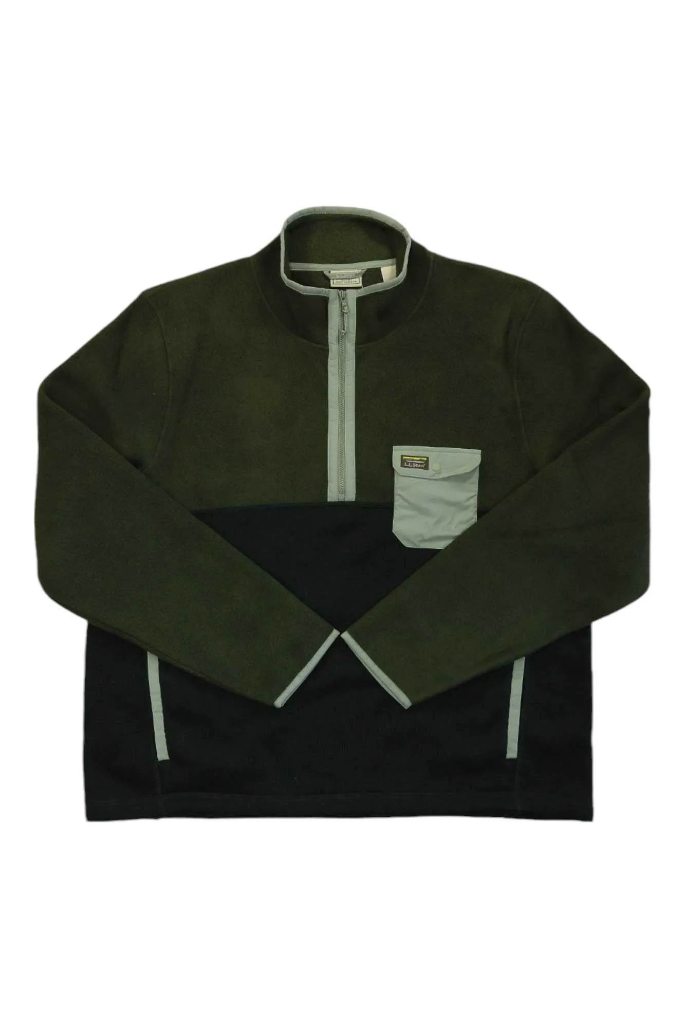 L.L.Bean Men's Hybrid Fleece Sherpa Pullover