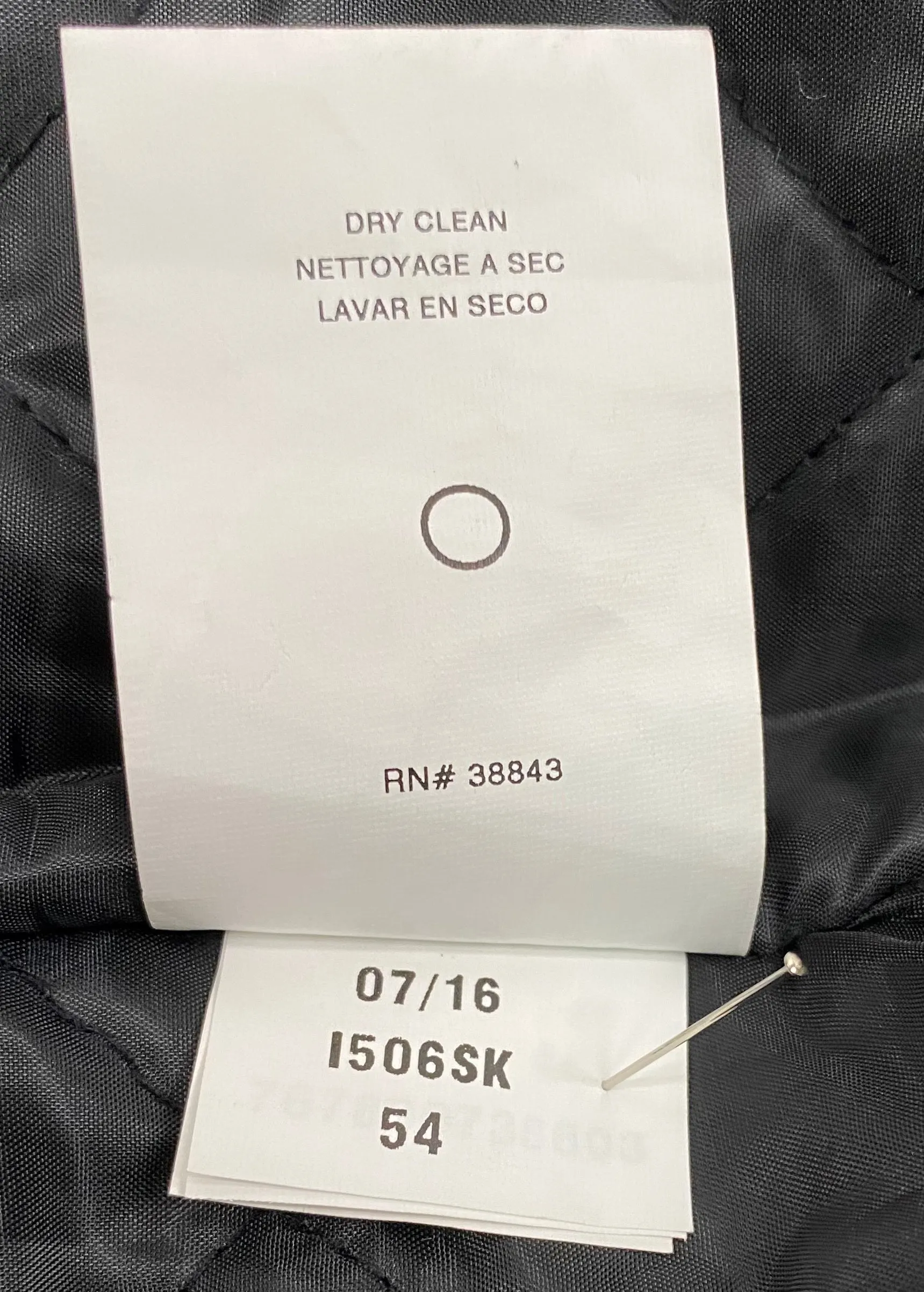 Men's Coat Izod Dark Grey Size LG  NWOT  SKU 000321-6