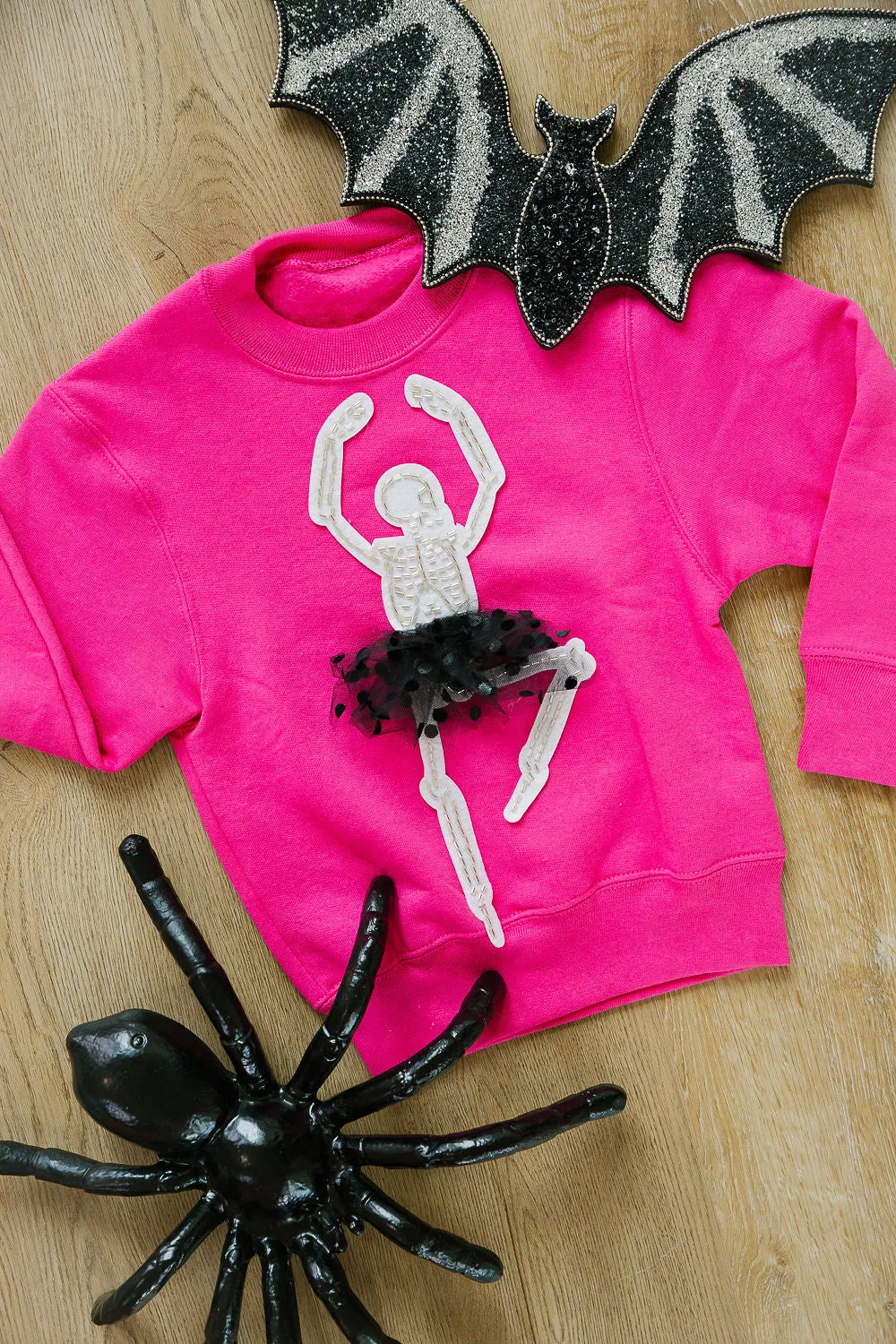 MINI KIDS SKELETON BALLERINA PULLOVER