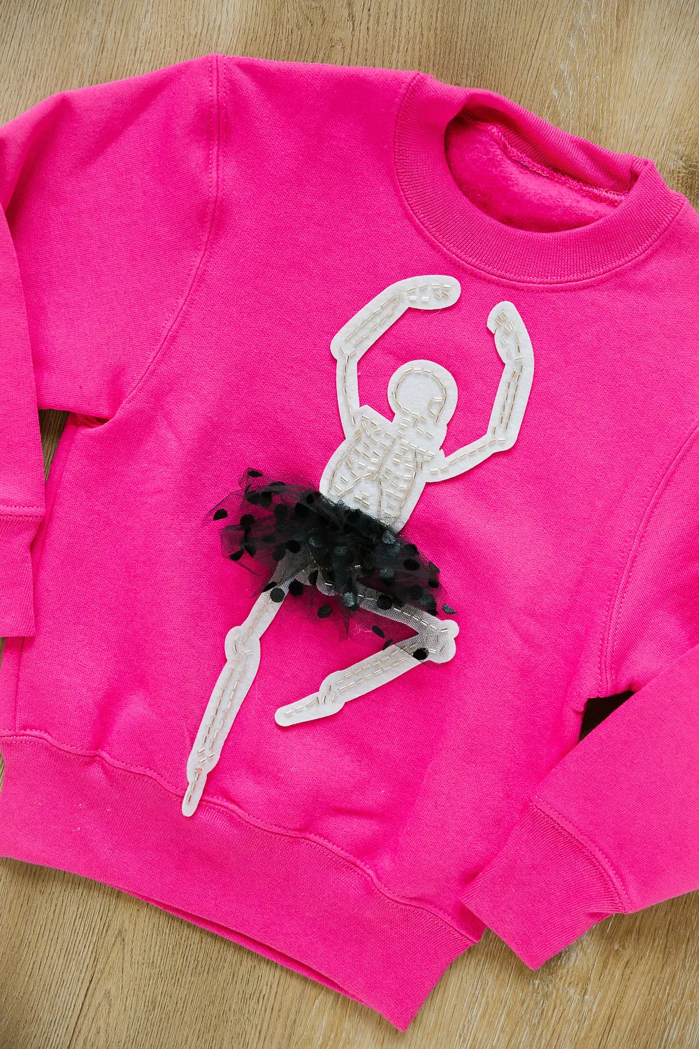 MINI KIDS SKELETON BALLERINA PULLOVER