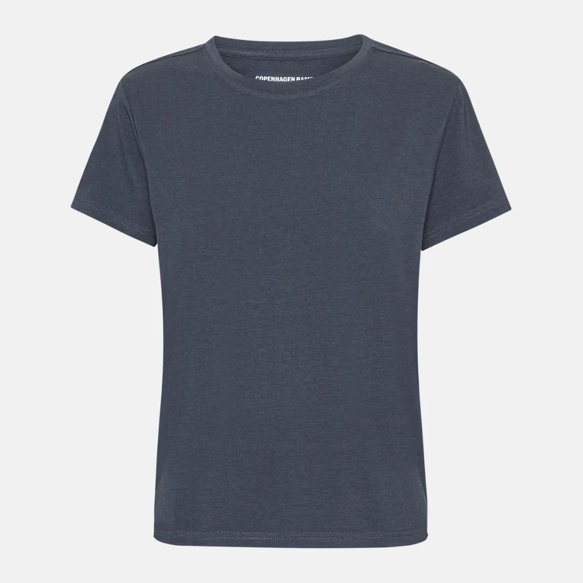 Mørkegrå kortærmet bambus t-shirt