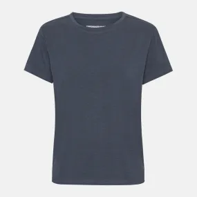 Mørkegrå kortærmet bambus t-shirt