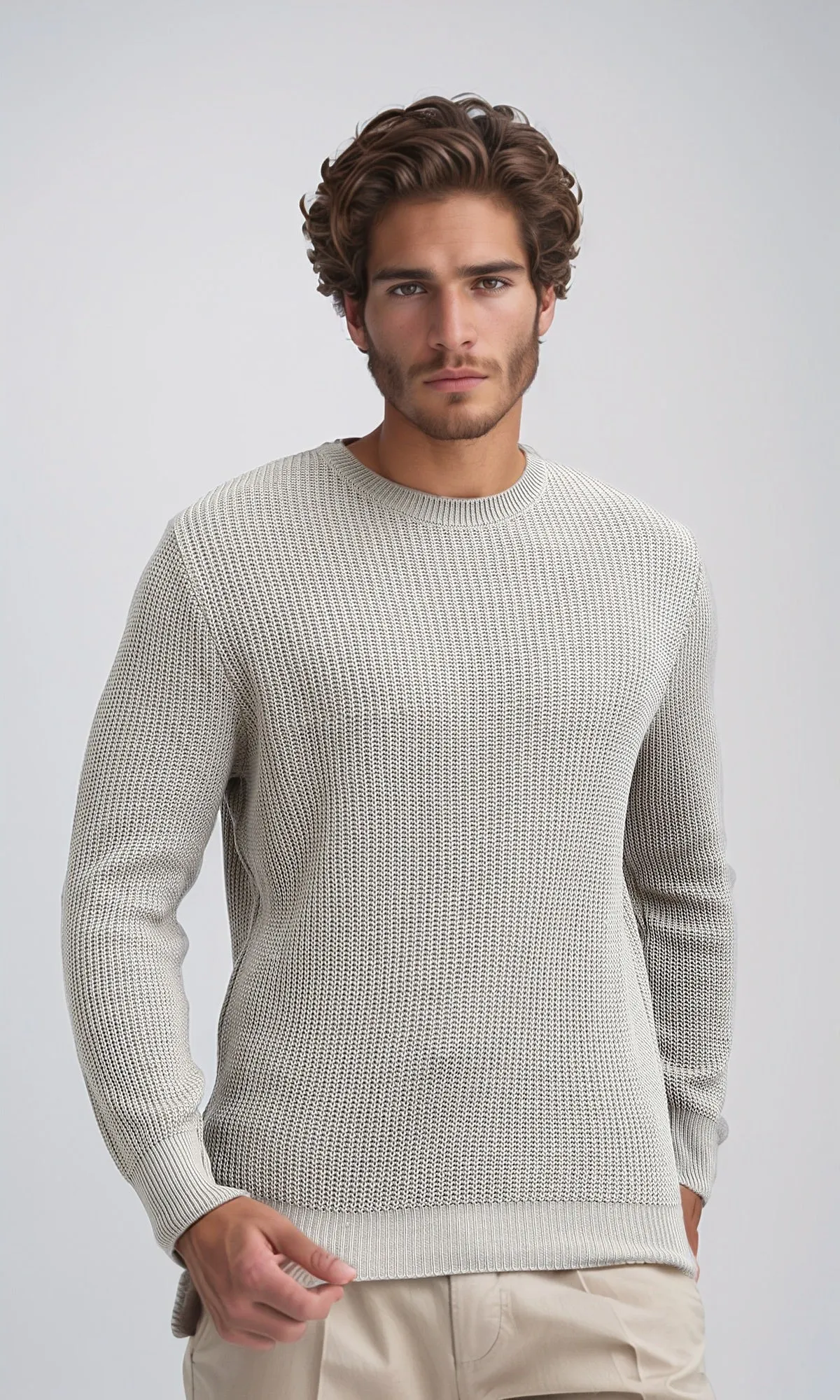 O198293-W24M036-TRICOT -BIEGE (MPL)