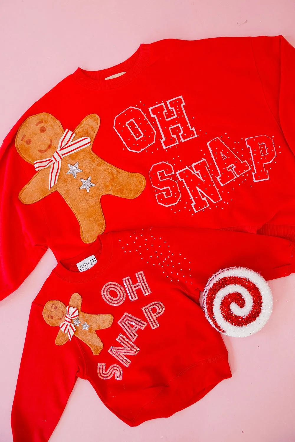 OH SNAP RED PULLOVER