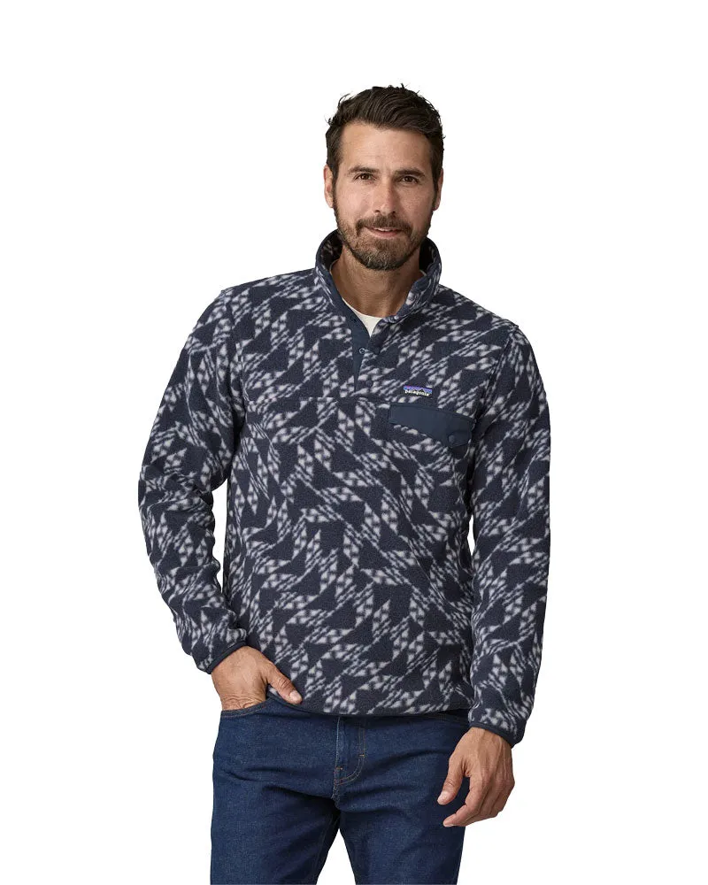 Patagonia Men's LW Synch Snap-T Pullover Synched Flight New Navy 2025