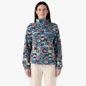 Patagonia Women's LW Synch Snap-T P/O Swallowtail Geo: Still Blue