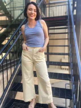 Petra Honey Cropped Pants