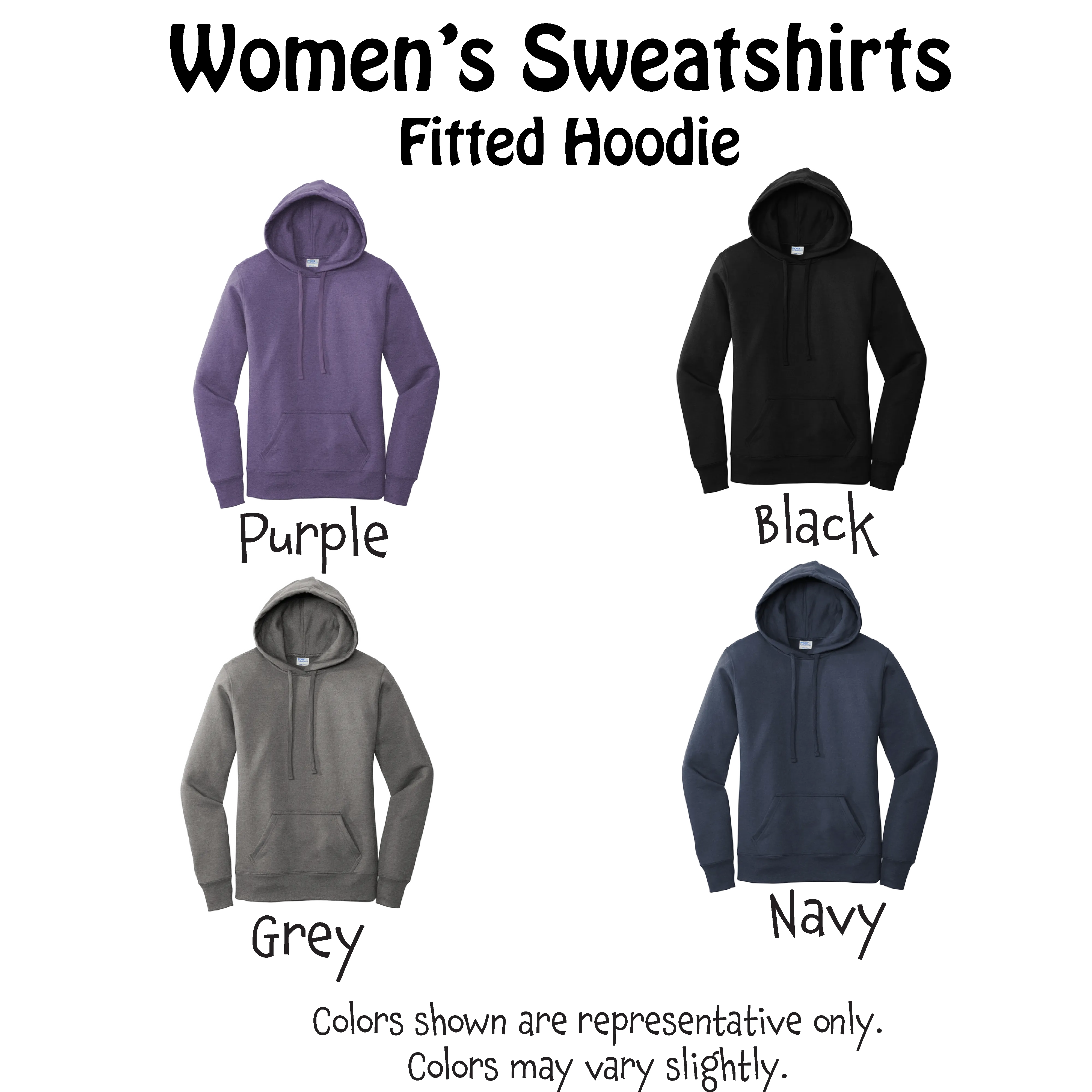 Pickleball Impact | Women’s Fitted Hoodie Pickleball Sweatshirt | 50% Cotton 50% Poly Fleece