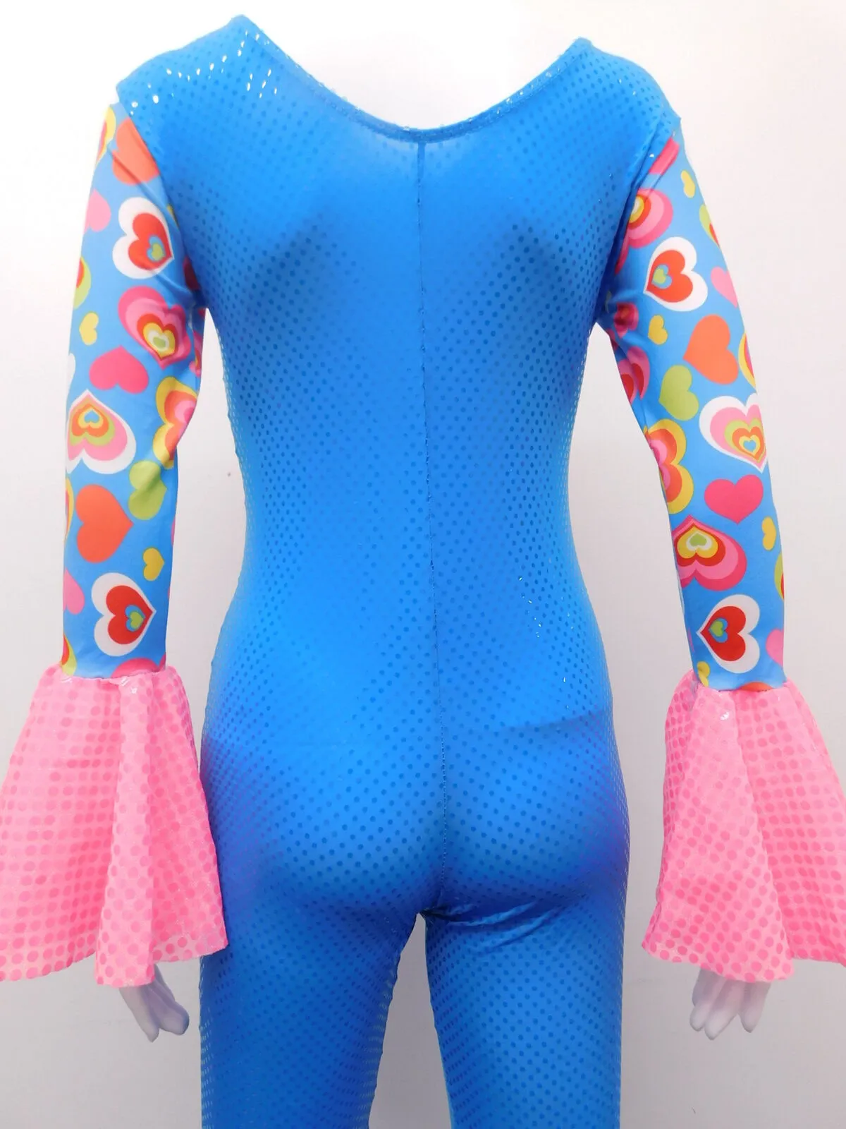 Pre-Owned Costume Dansco   Large Child Turquoise  Jazz