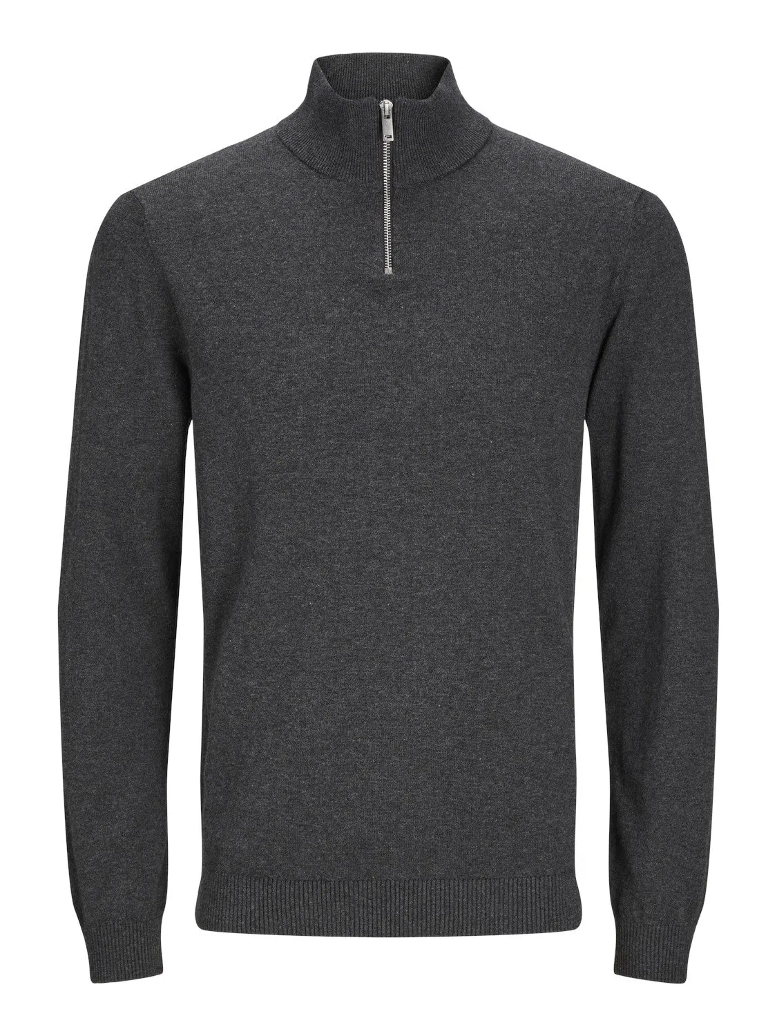 Produkt Mens Tori High Neck Zip Pullover-GREY MELANGE