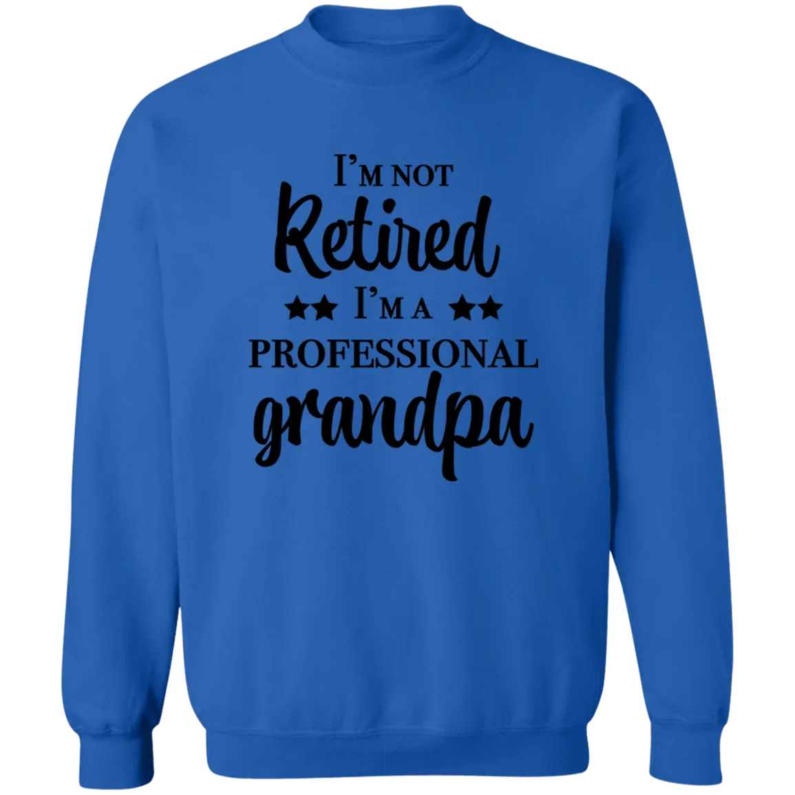 Professional Grandpa Crewneck Pullover Sweatshirt