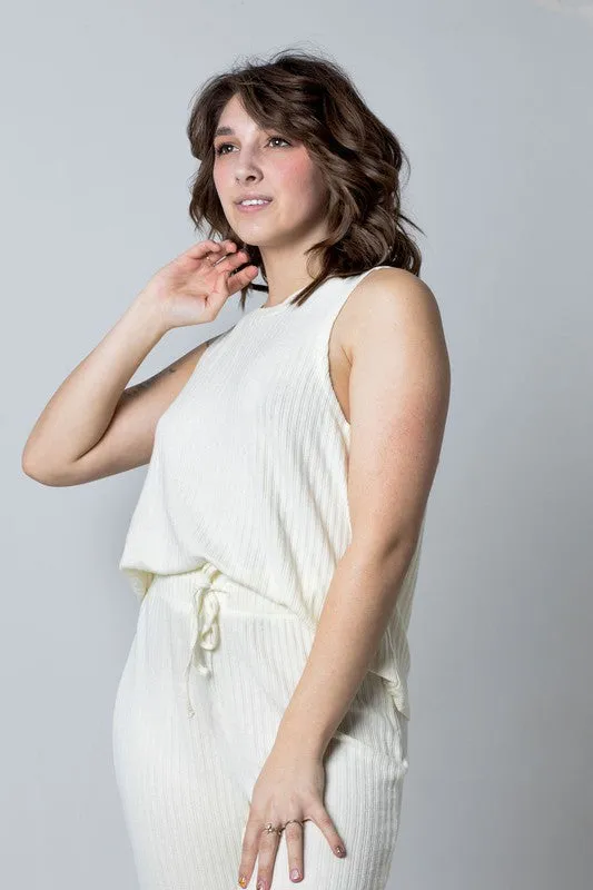 Ribbed High Waist Pants