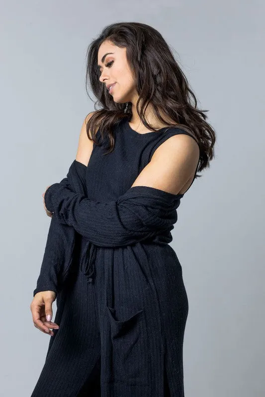 Ribbed High Waist Pants