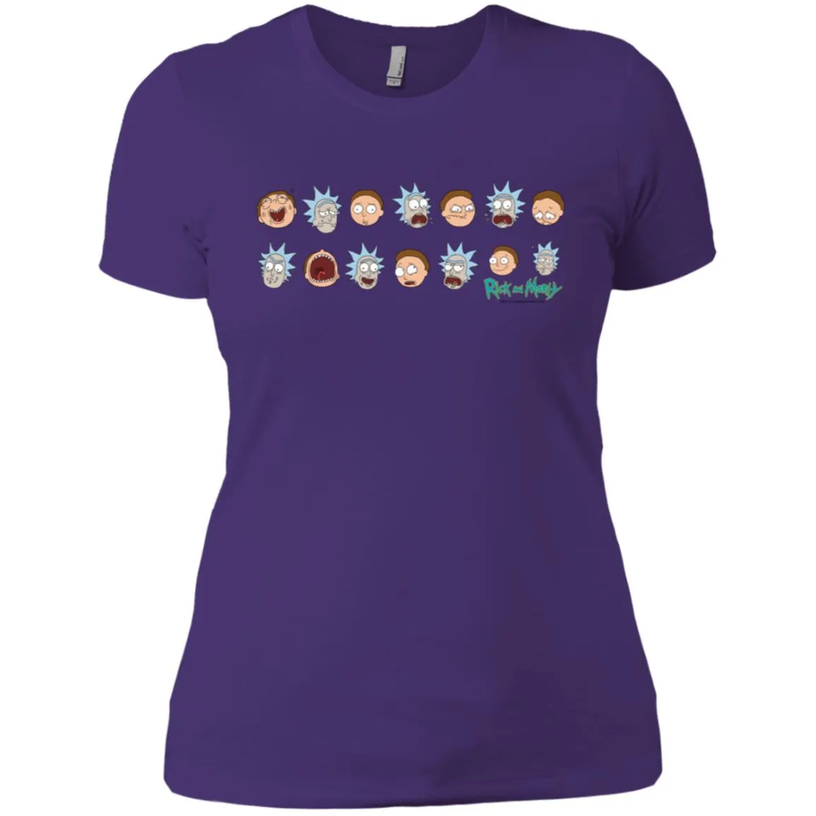 Rick And Morty Expressions Women T-Shirt