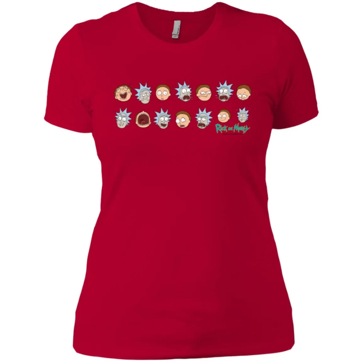 Rick And Morty Expressions Women T-Shirt