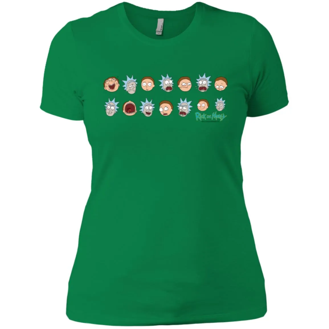 Rick And Morty Expressions Women T-Shirt