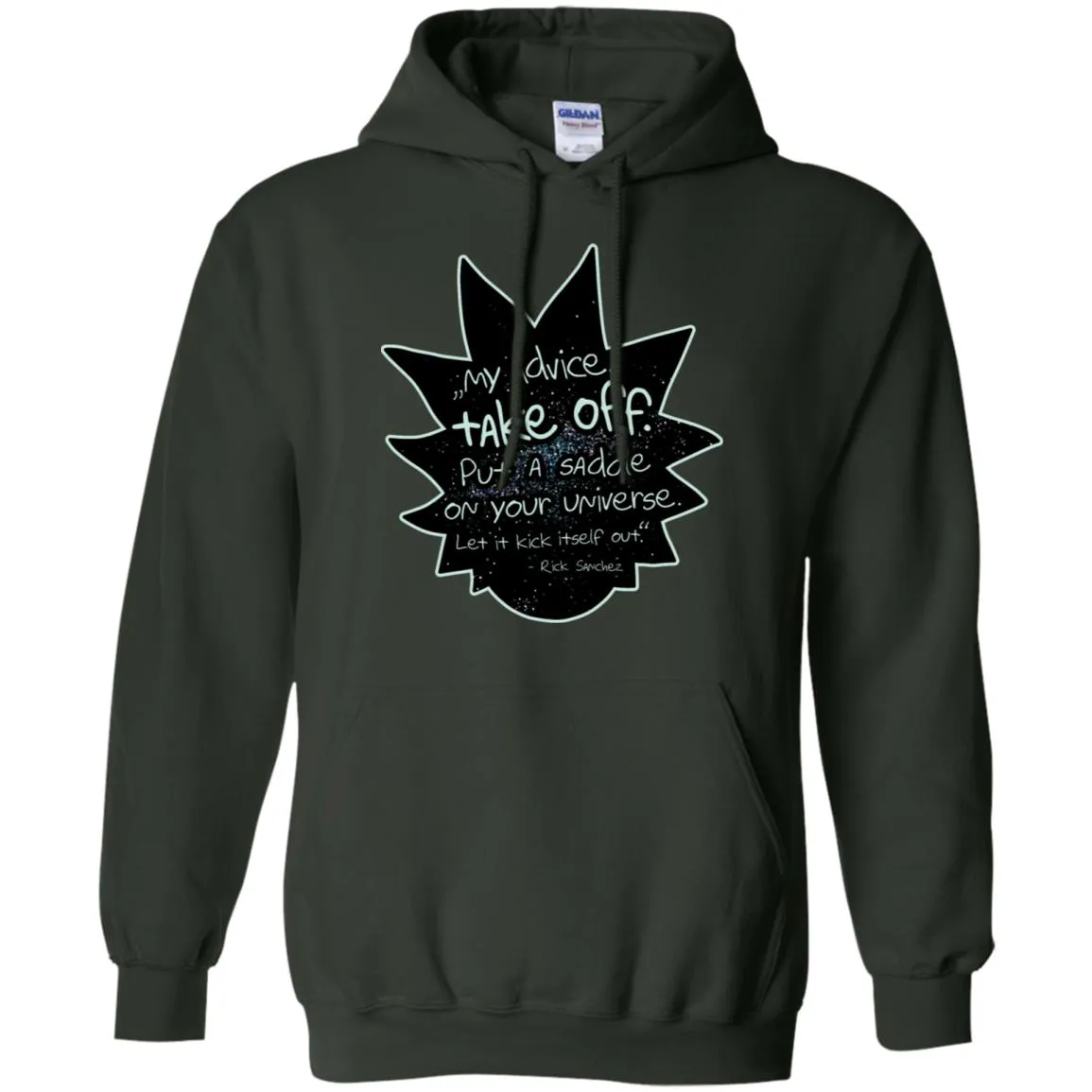 Rick And Morty My Advice  Take Off Men Pullover Hoodie