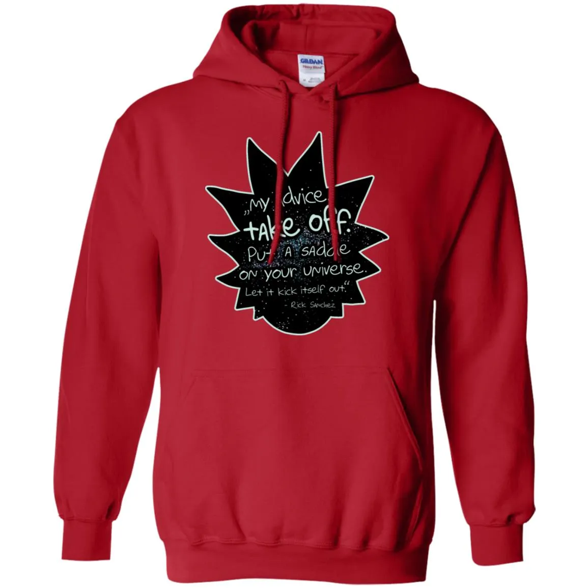 Rick And Morty My Advice  Take Off Men Pullover Hoodie