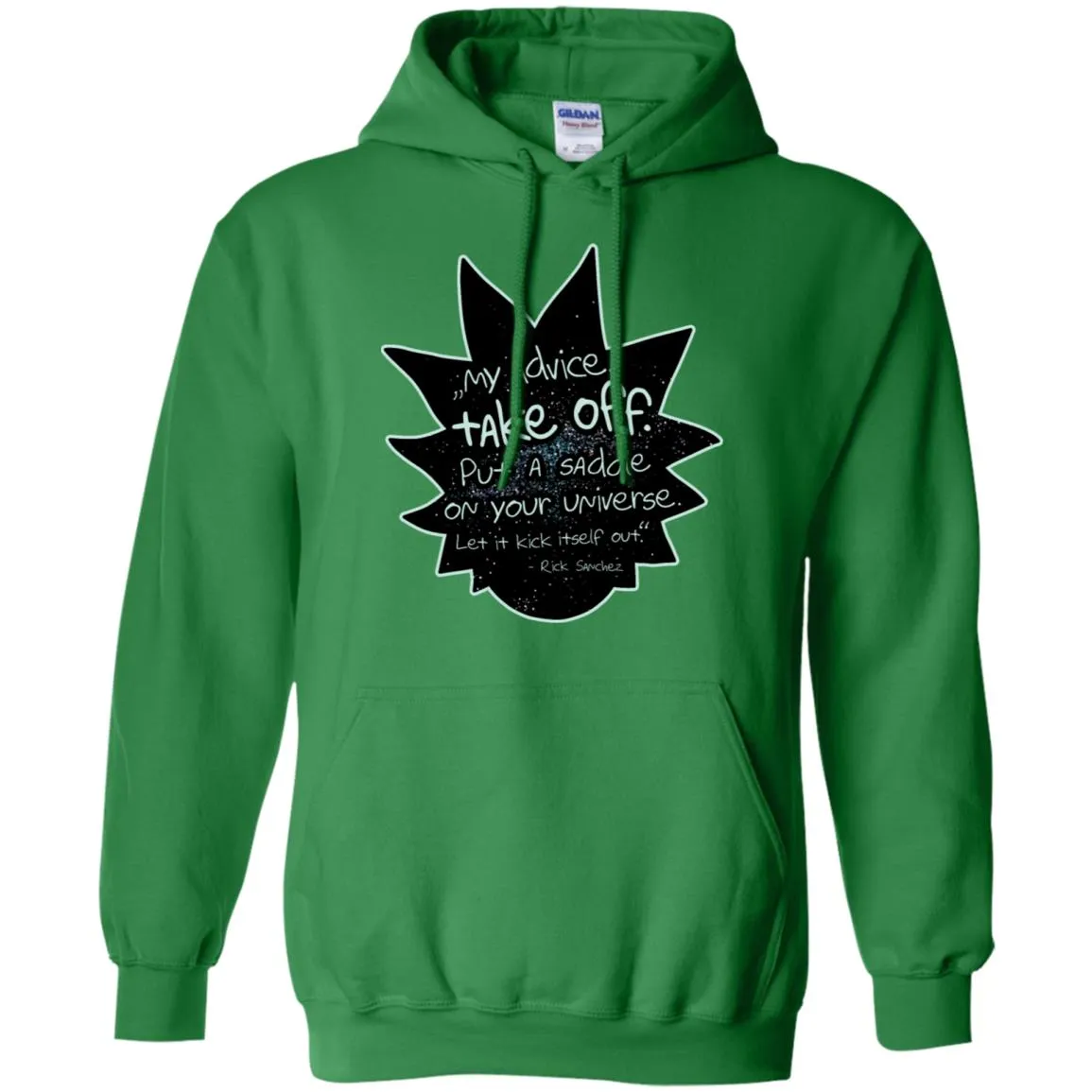 Rick And Morty My Advice  Take Off Men Pullover Hoodie