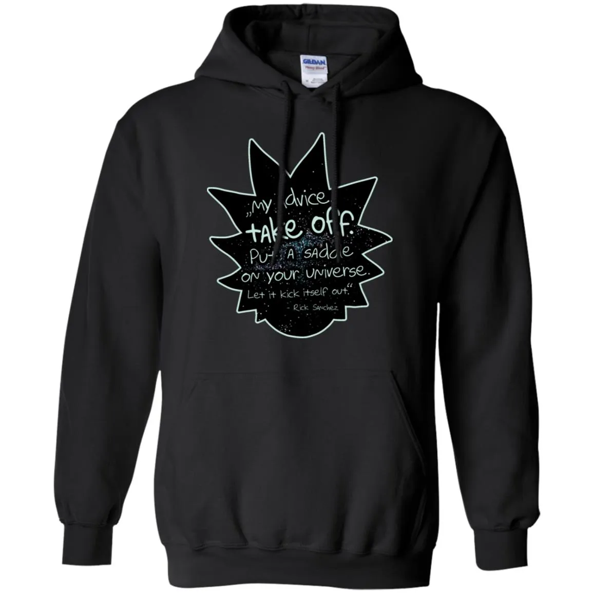 Rick And Morty My Advice  Take Off Men Pullover Hoodie