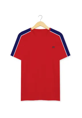 Ryusei Kaos Pria Tsuaka Red