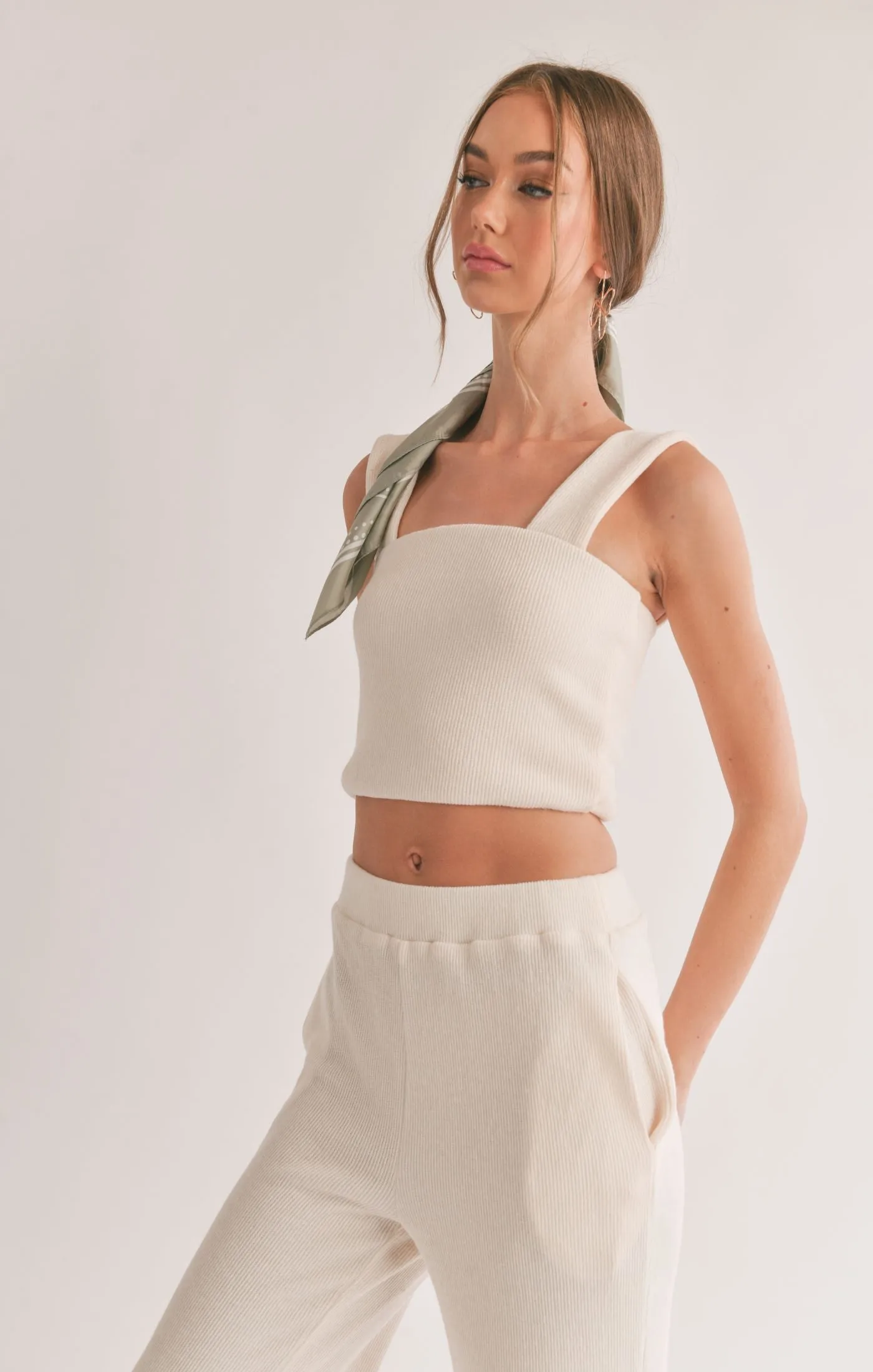 SAGE THE LABEL Easily Knit Crop Top