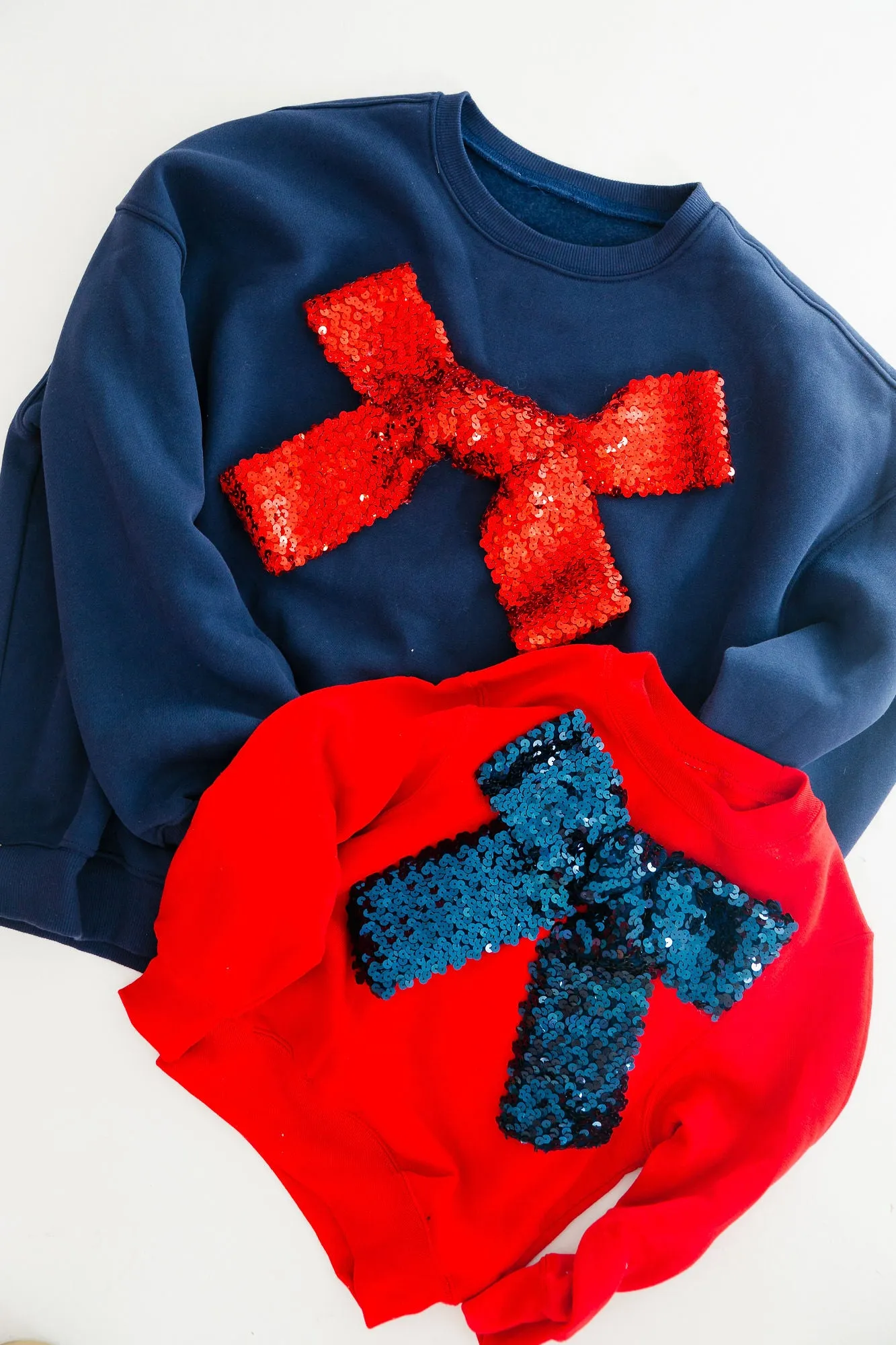 SEASON TO SPARKLE NAVY PULLOVER
