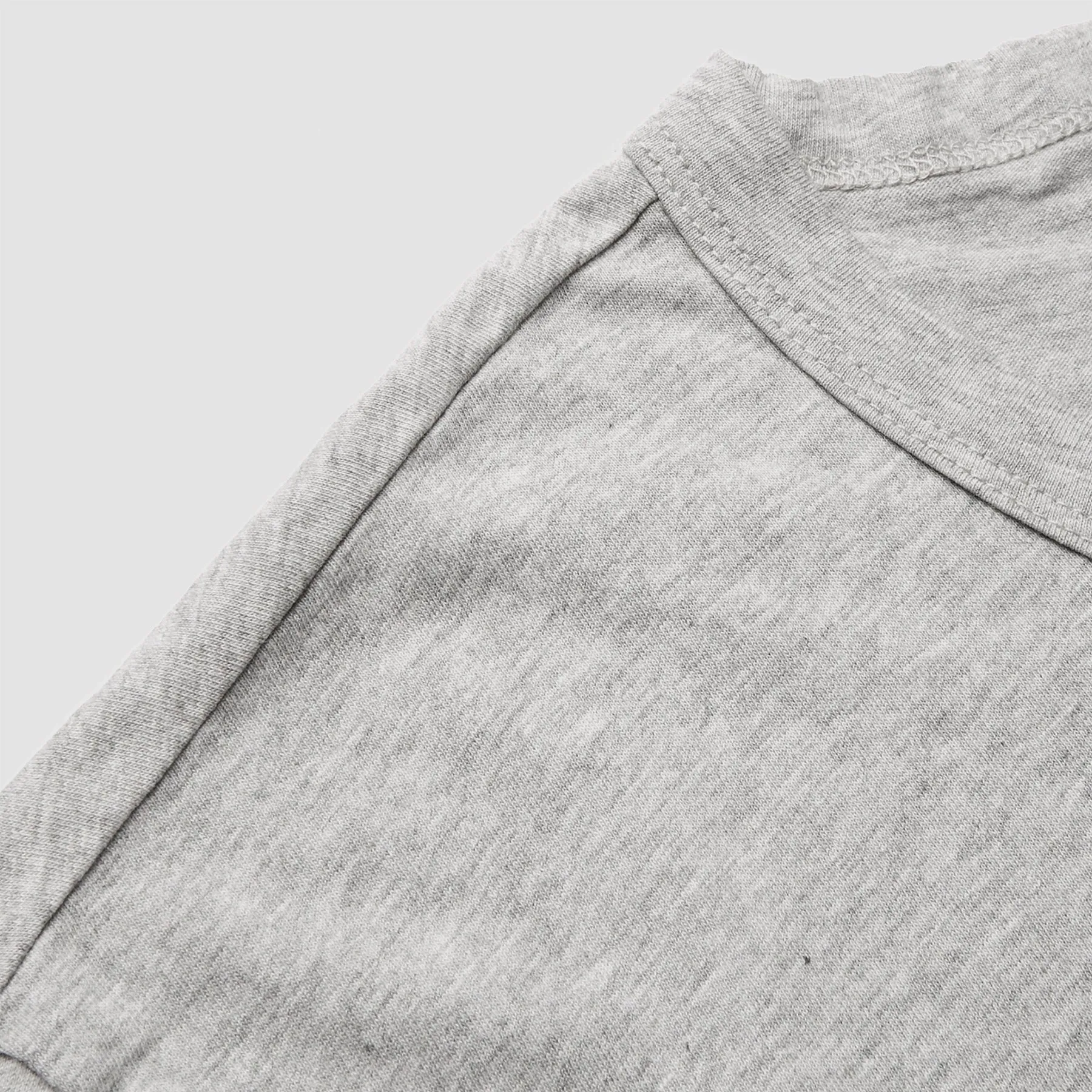 Short Sleeve Crew Neck T-Shirt - H. Grey