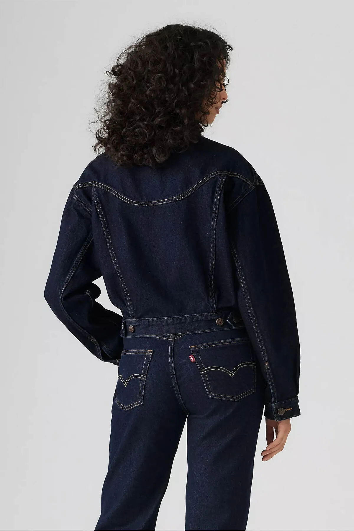 Shrunkrn '90S Western Trucker Jacekt