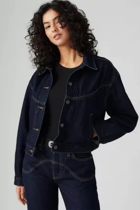 Shrunkrn '90S Western Trucker Jacekt