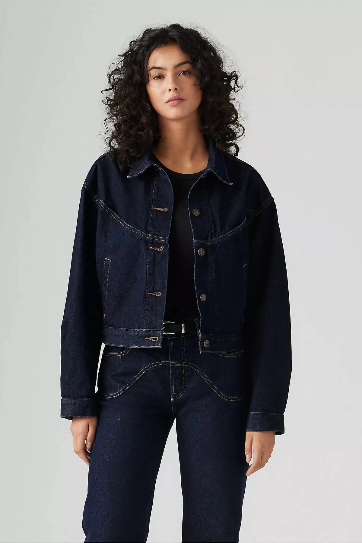 Shrunkrn '90S Western Trucker Jacekt
