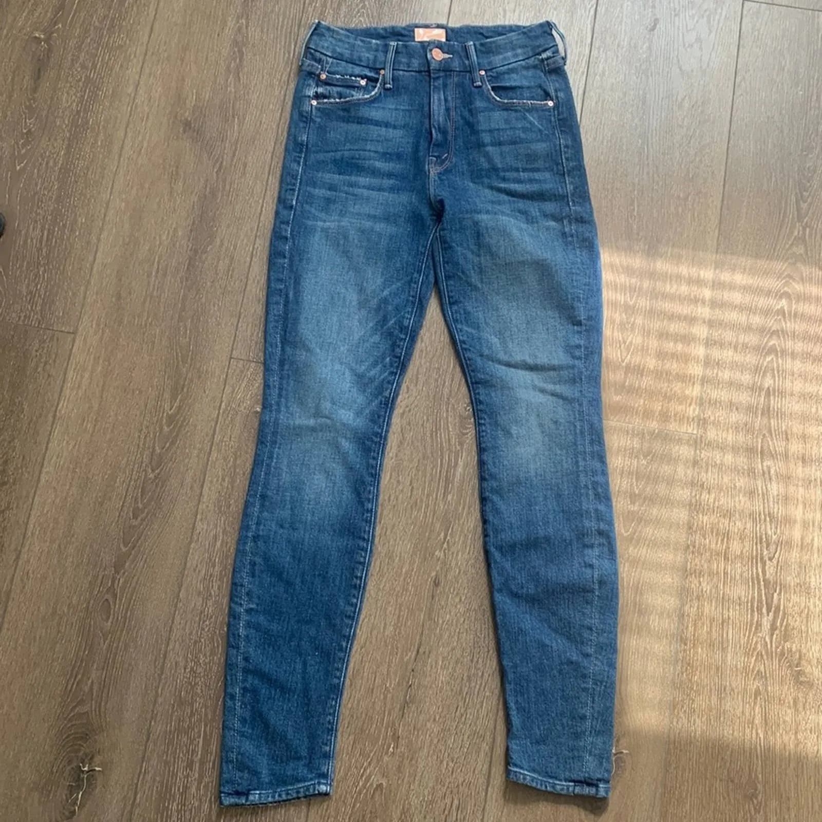 Size 24 MOTHER THE LOOKER Where Is My Mind? High Rise Skinny Jeans
