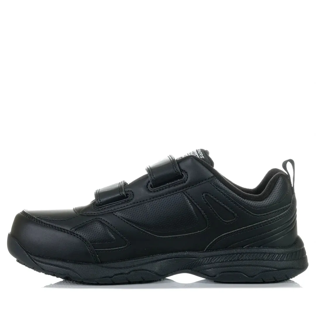 .Skechers Velcro Mens Work Dighton - Rolind Slip Resistant Wide Fit - ( 200200W.BLK ) - WYD - R2L16