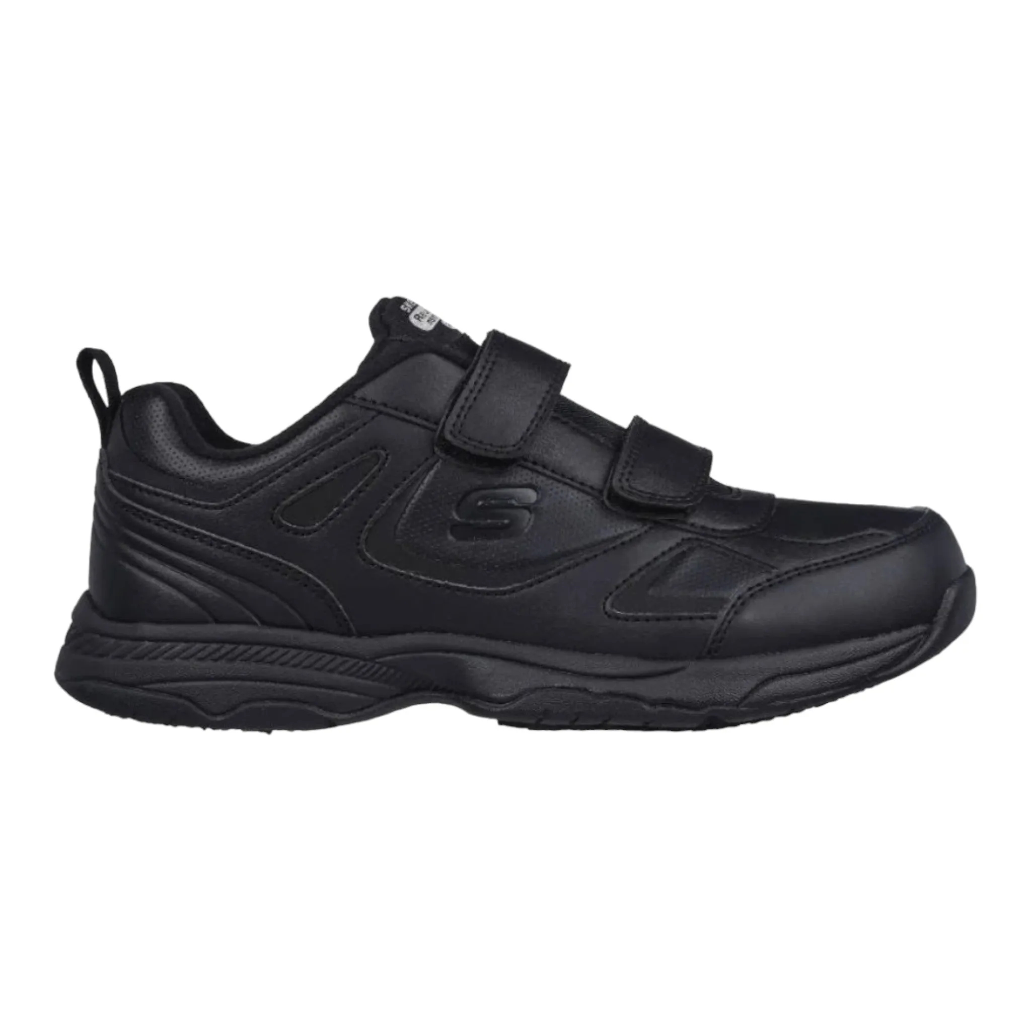 .Skechers Velcro Mens Work Dighton - Rolind Slip Resistant Wide Fit - ( 200200W.BLK ) - WYD - R2L16