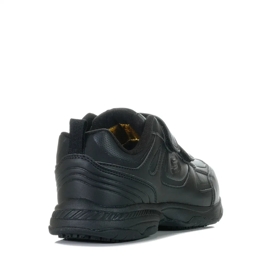 .Skechers Velcro Mens Work Dighton - Rolind Slip Resistant Wide Fit - ( 200200W.BLK ) - WYD - R2L16