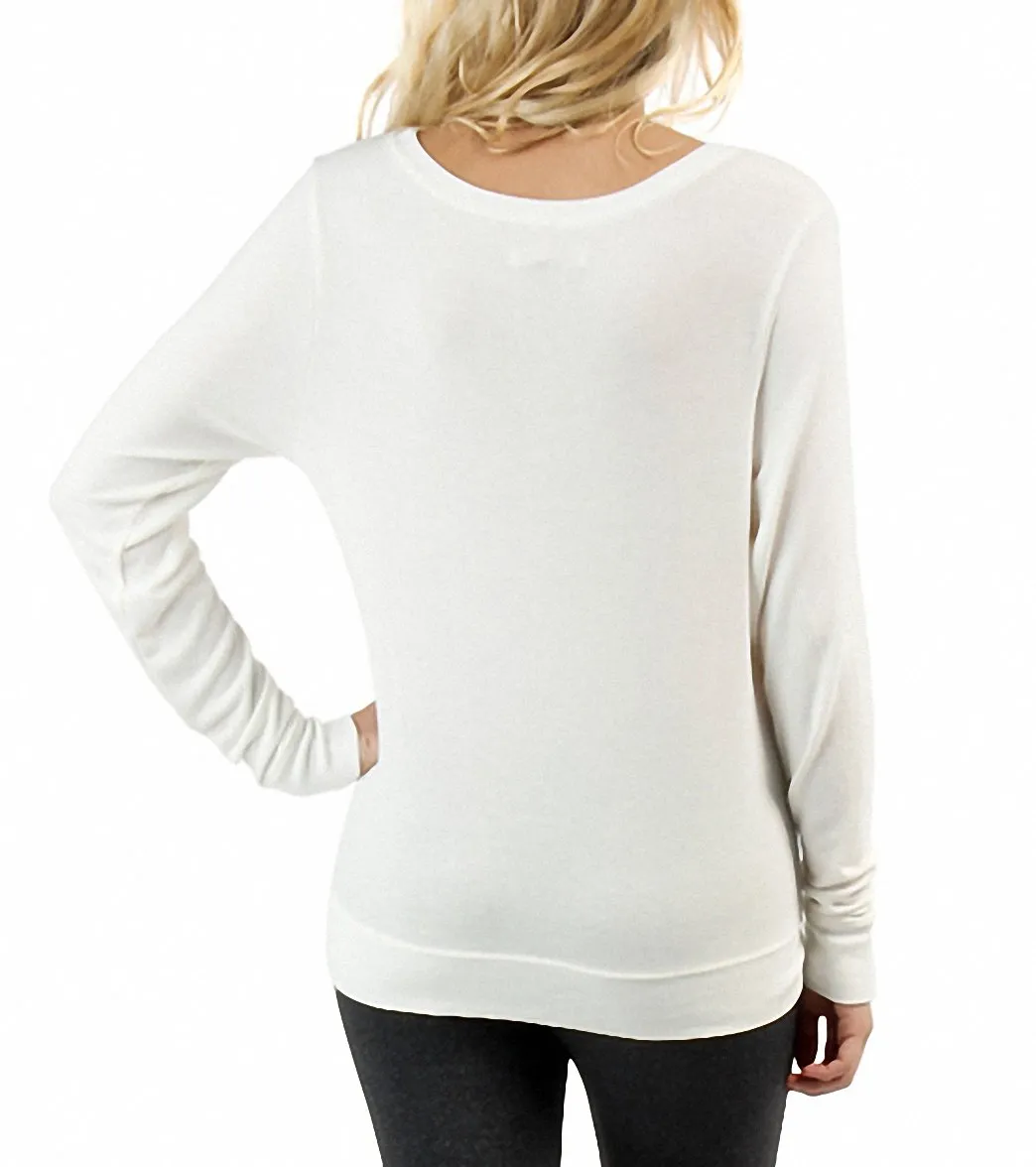 Spiritual Gangster Peace Love Yoga Savasana White Pullover