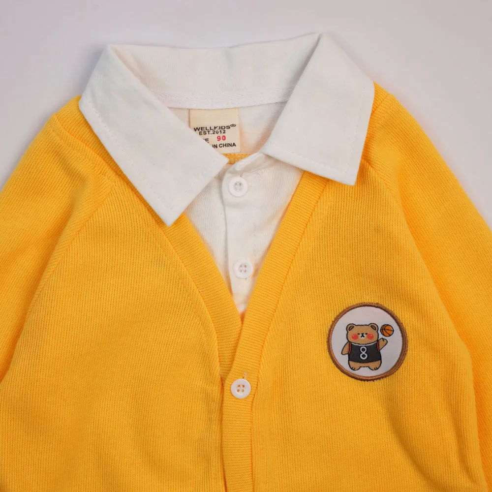 Sunny Buttoned Pullover 7277