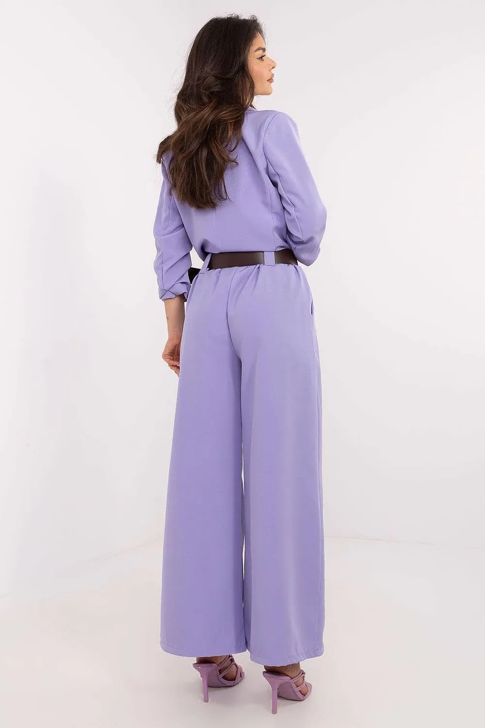 Swedish cut high waist wide leg trousers