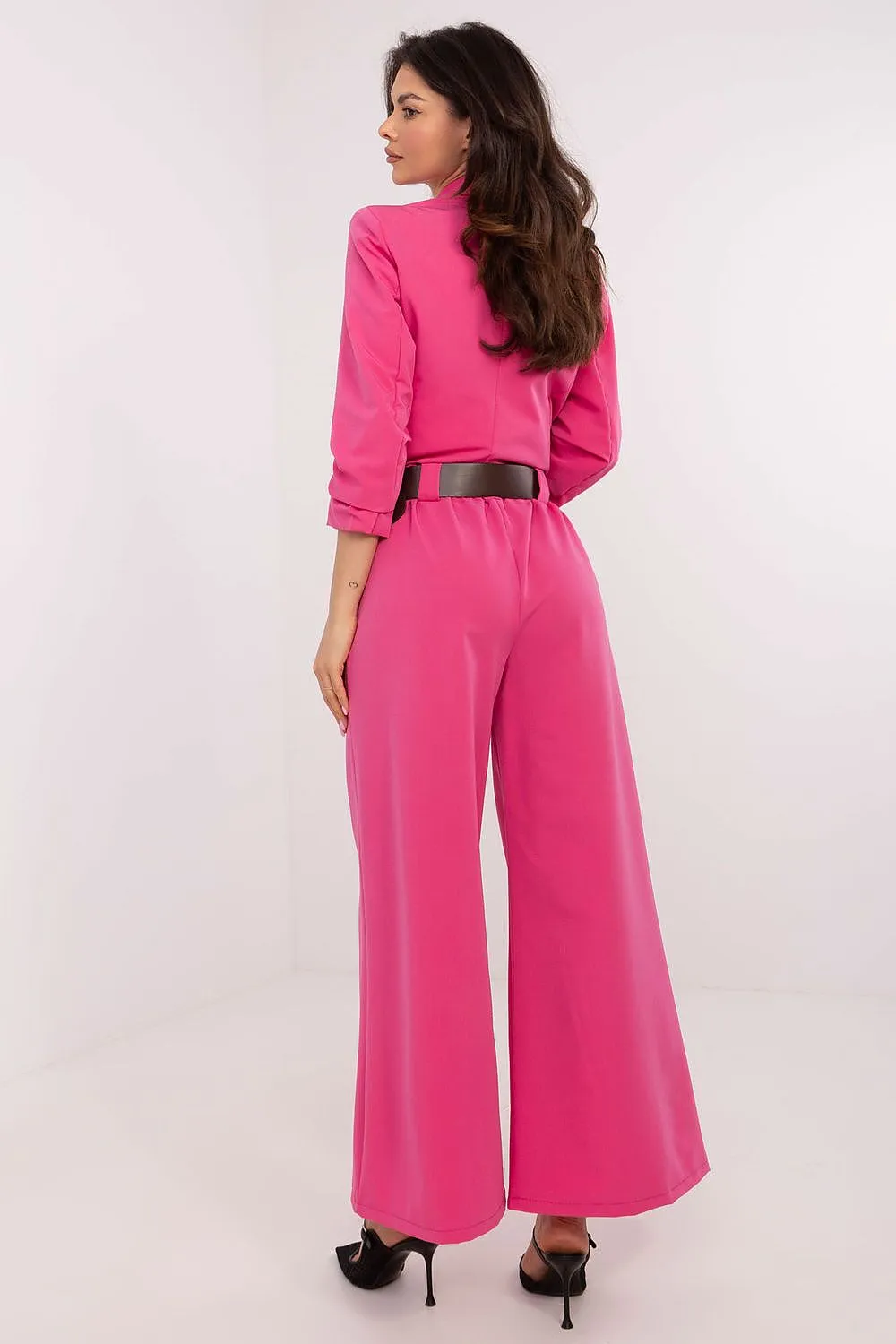Swedish cut high waist wide leg trousers