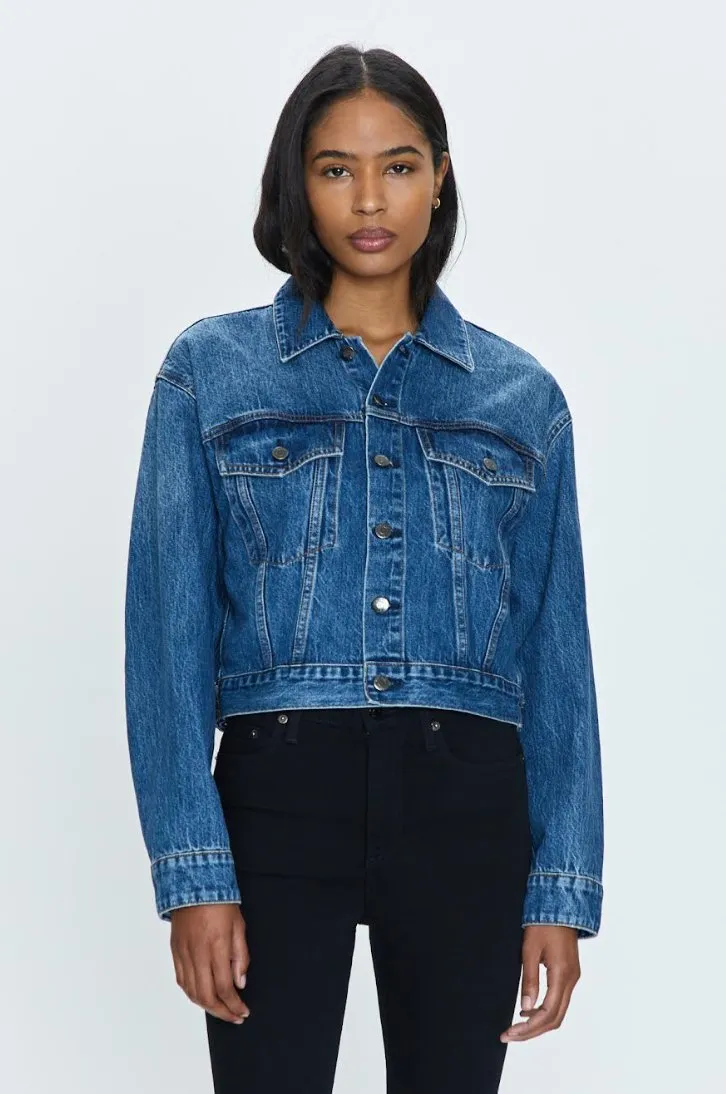 Tatum Cropped Trucker