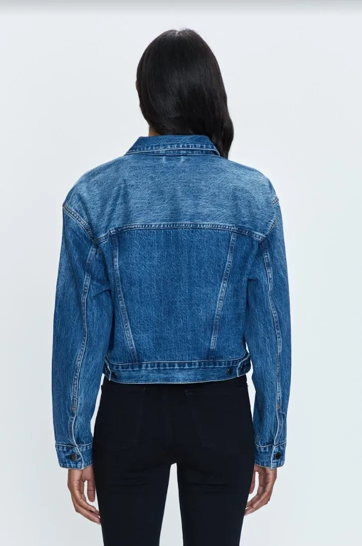 Tatum Cropped Trucker