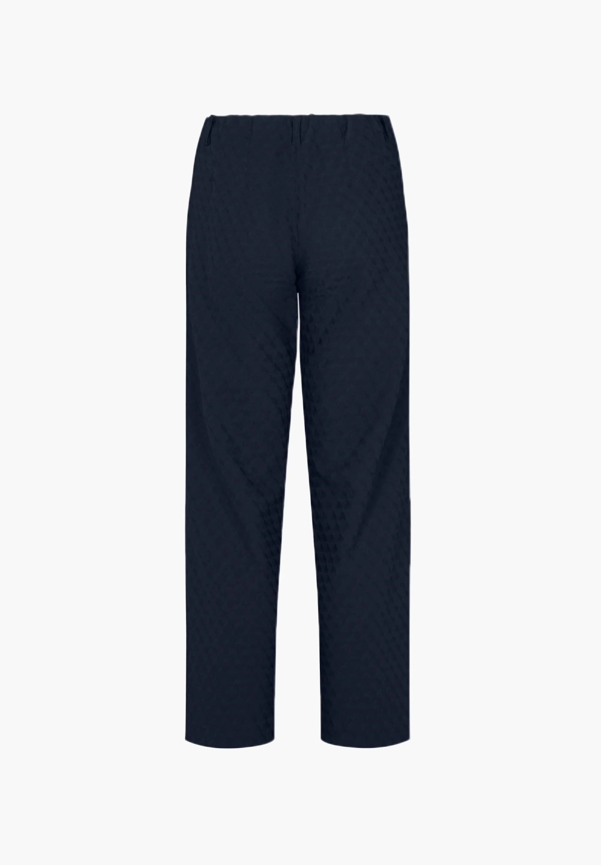 Tracy Straight - Medium Length - Navy Jacquard
