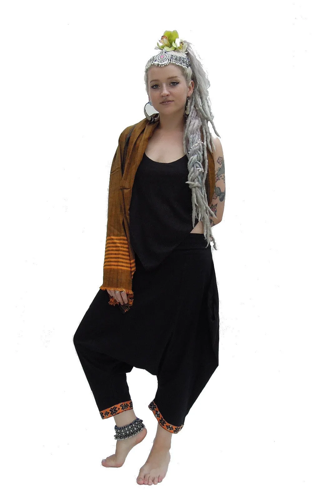 Tribal Hem Jester Pants