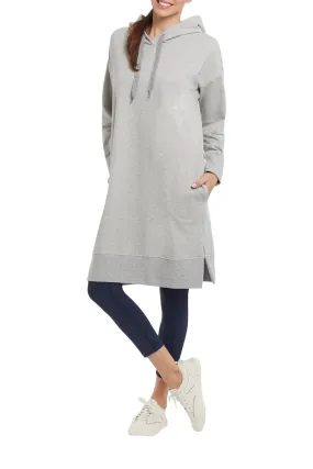 Tribal Long Sleeve Knit Dress w/ Pockets 1183O-3664-0266 Grey Mix