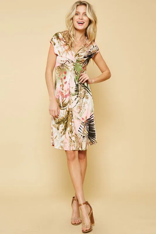 Tropical Knit Dress