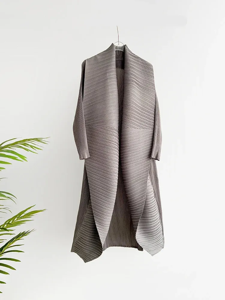 Turn-down Collar Cardigan