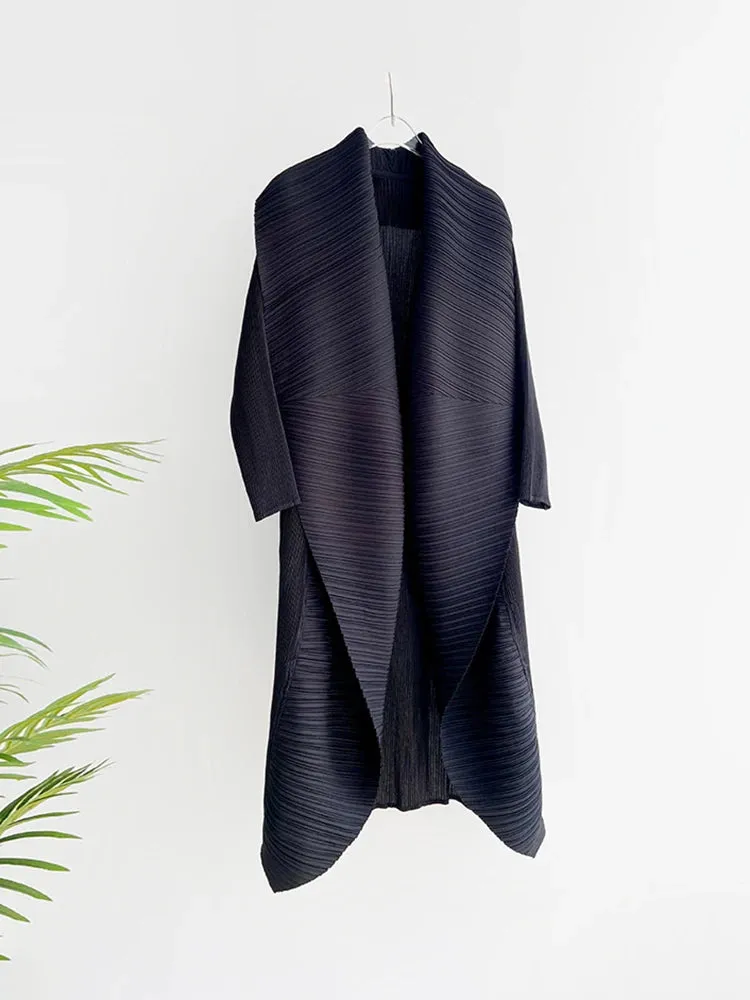 Turn-down Collar Cardigan