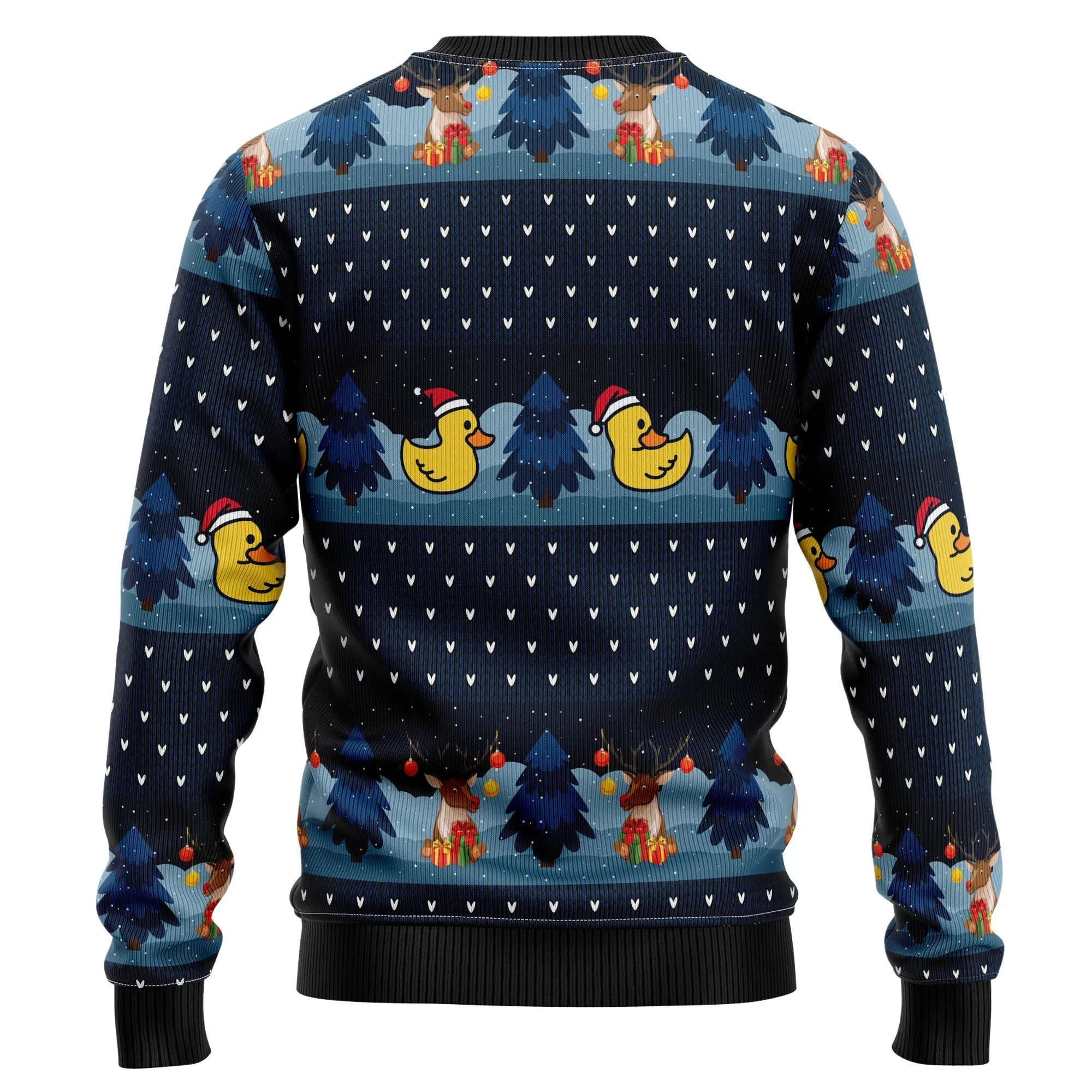 Ugly Christmas Sweater JulesRoche All-Over-Print Wool Blend